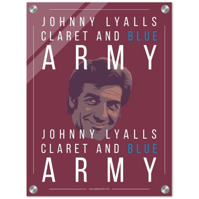 Johnny Lyalls claret and blue army