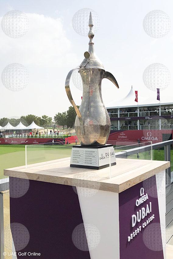 Dubai Desert Classic trophy side print - PDI Sports Art
