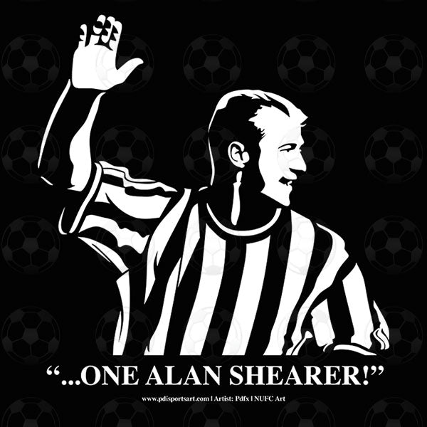 Newcastle United Art - Alan Shearer