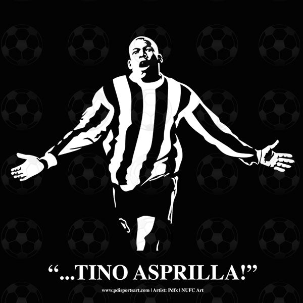 Newcastle United Art - Tino Asprilla