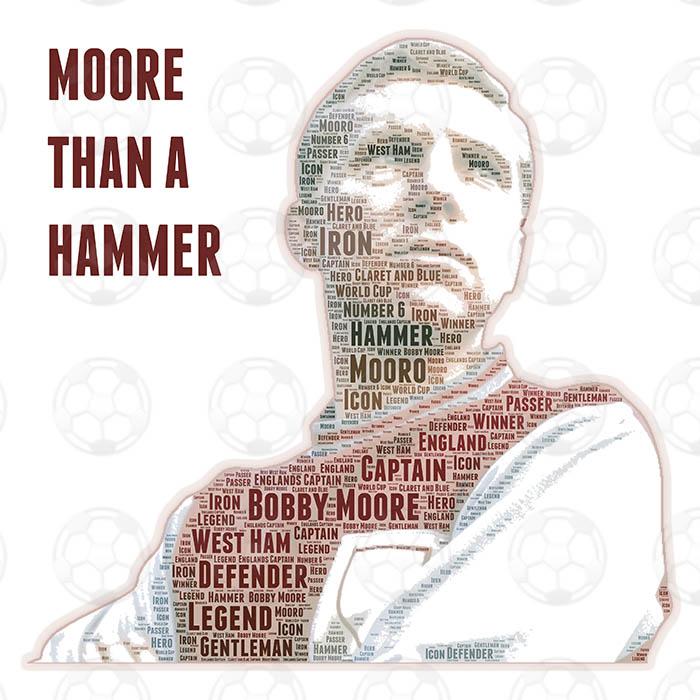 Bobby Moore canvas print - PDI Sports Art