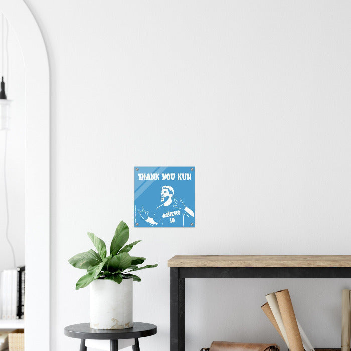 Sergio Aguero wall art print