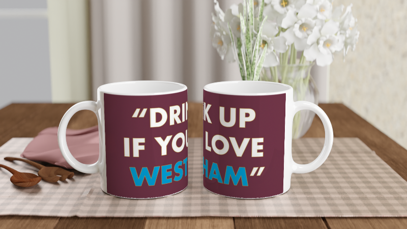 West Ham United printed mug