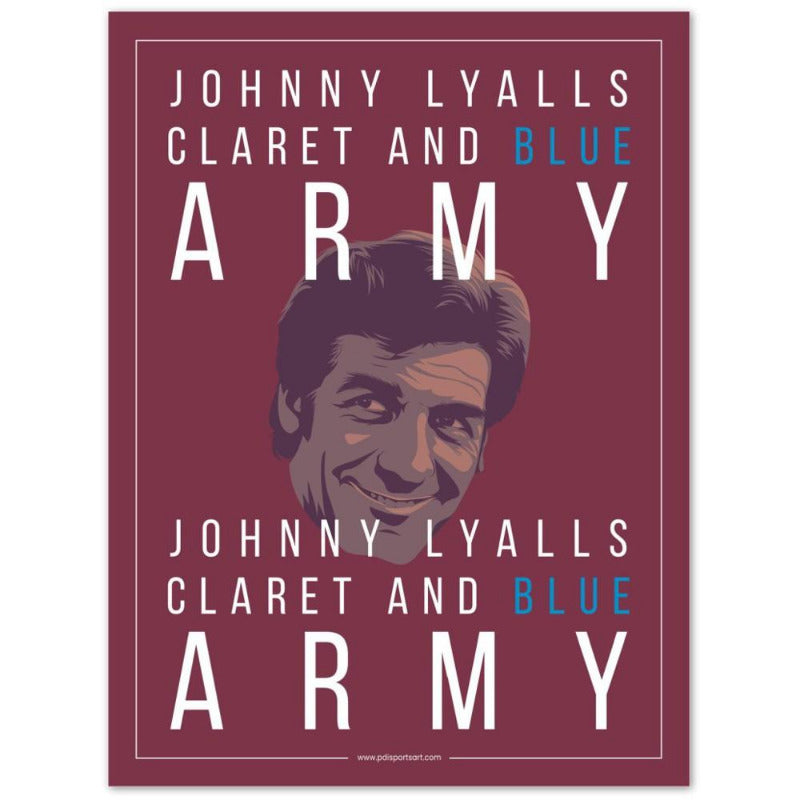 Johnny Lyalls claret and blue army