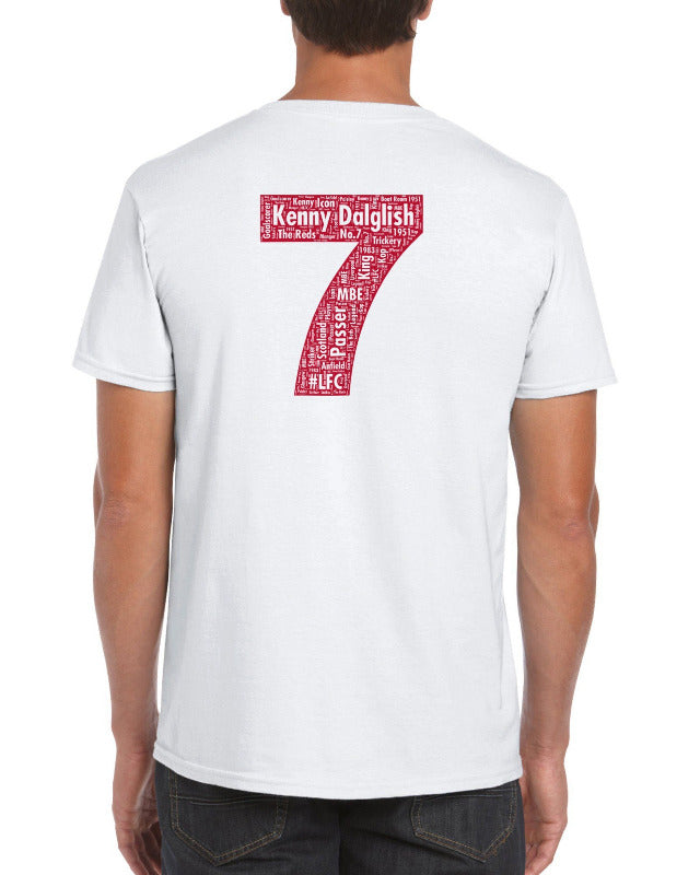 Kenny Dalglish Liverpool inspired crewneck T-shirt