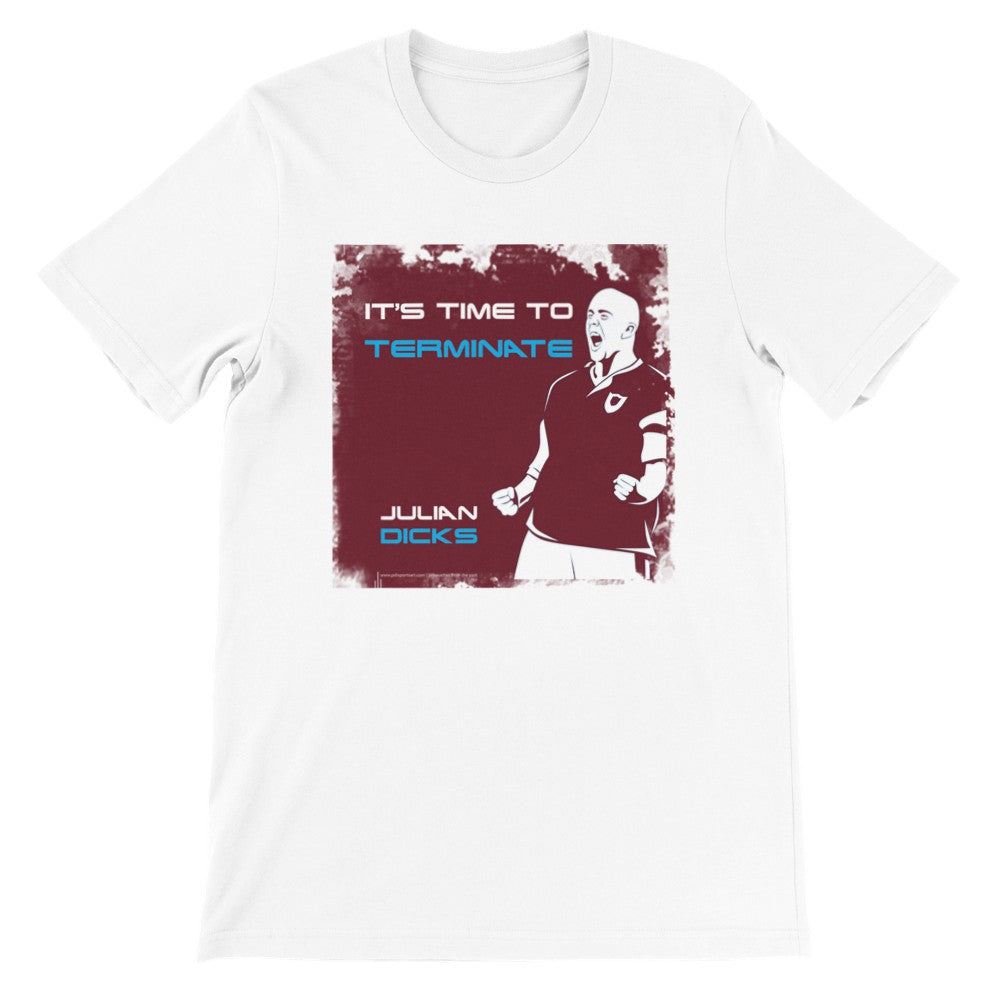 Julian Dicks West Ham style t-shirt