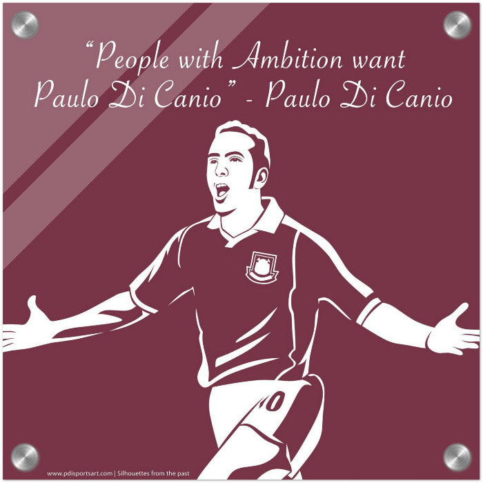 Paulo Di Canio Acrylic wall print
