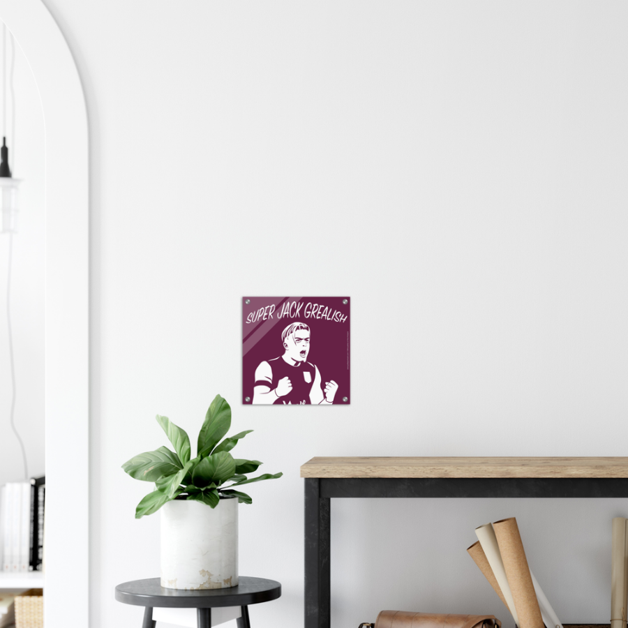 Jack Grealish acrylic wall art print