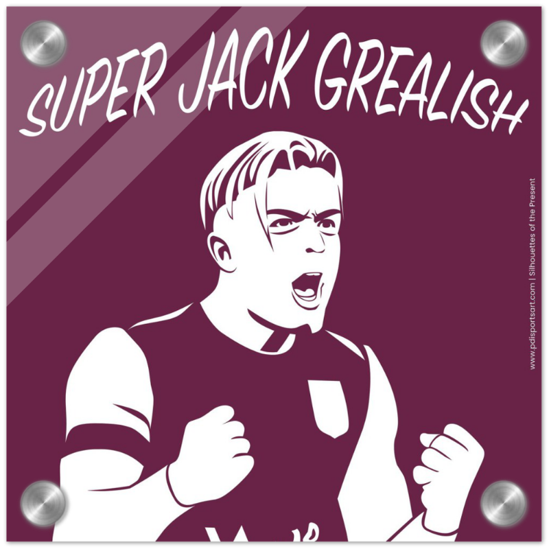 Jack Grealish acrylic wall art print