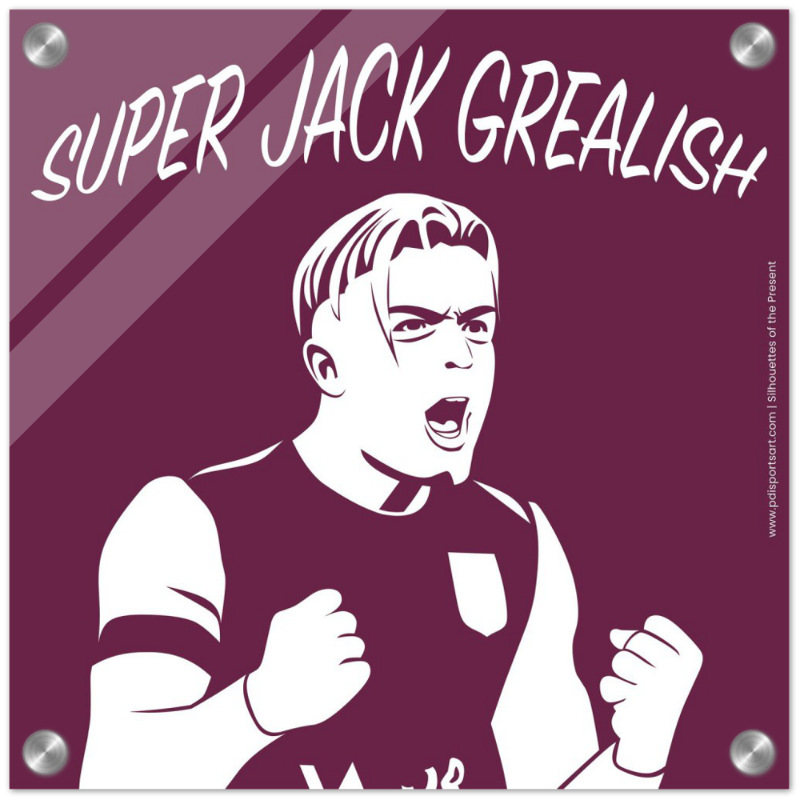 Jack Grealish acrylic wall art print