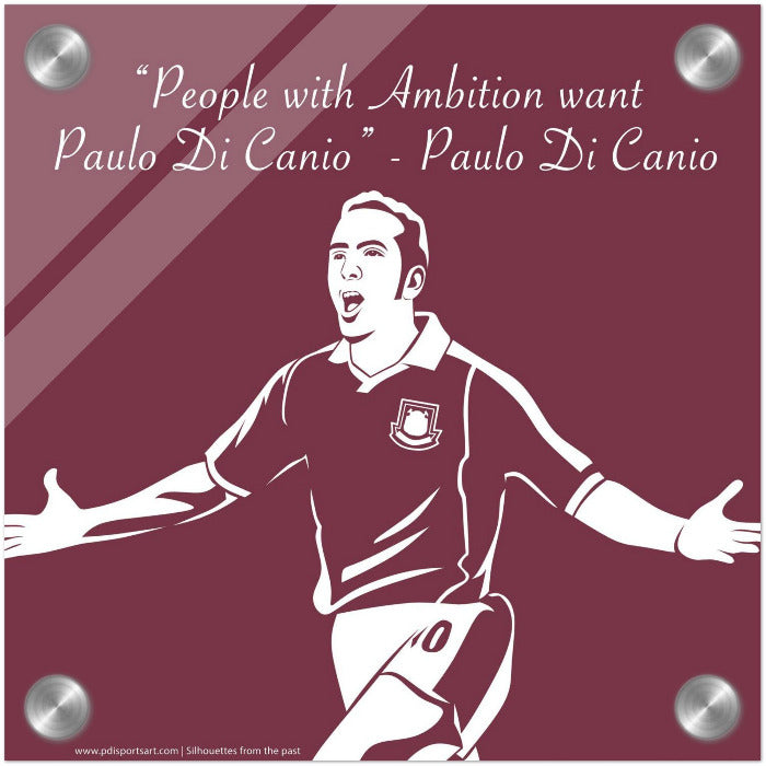 Paulo Di Canio Acrylic wall print
