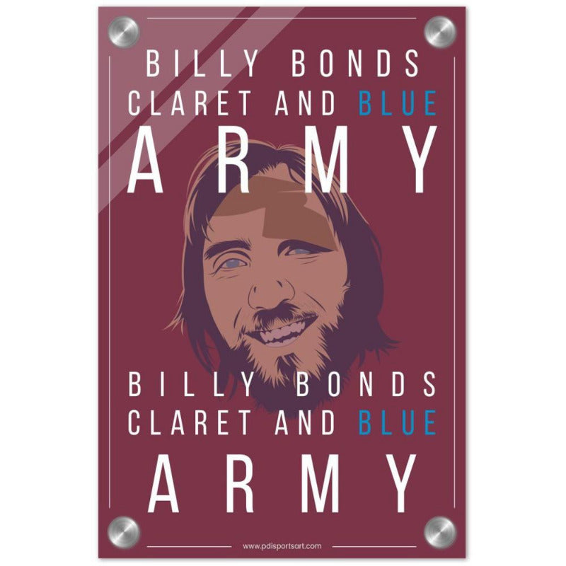 Billy bonds wall art