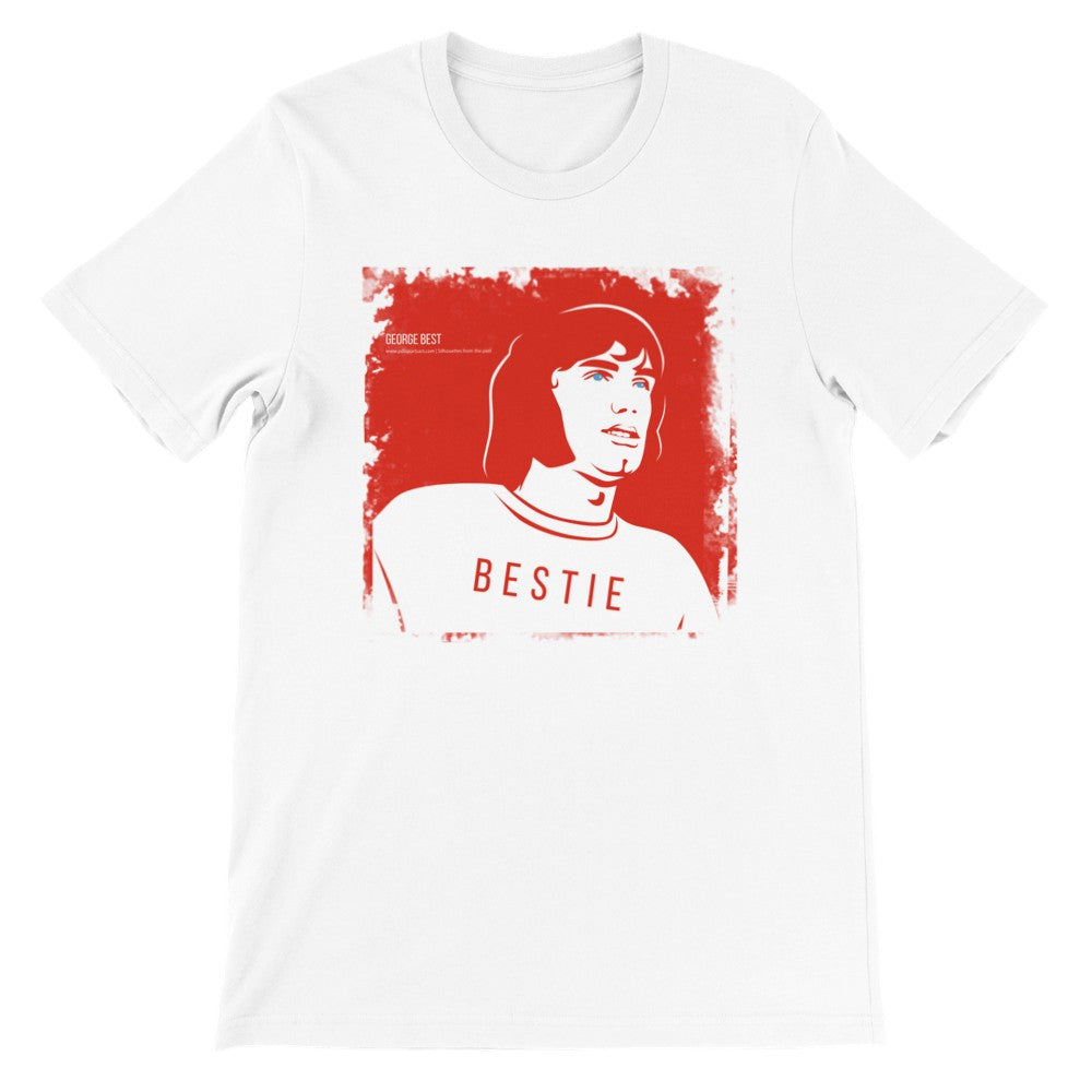 George Best style united t-shirt