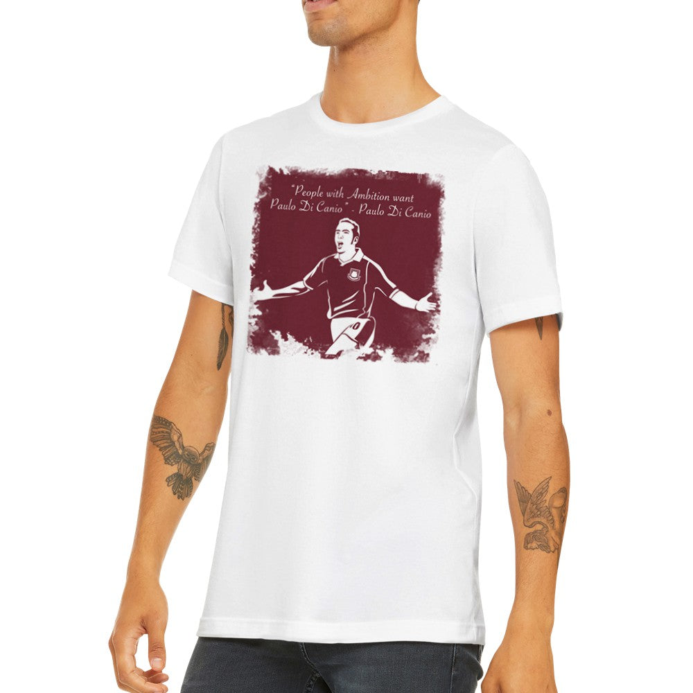 Paulo Di Canio west ham style t-shirt