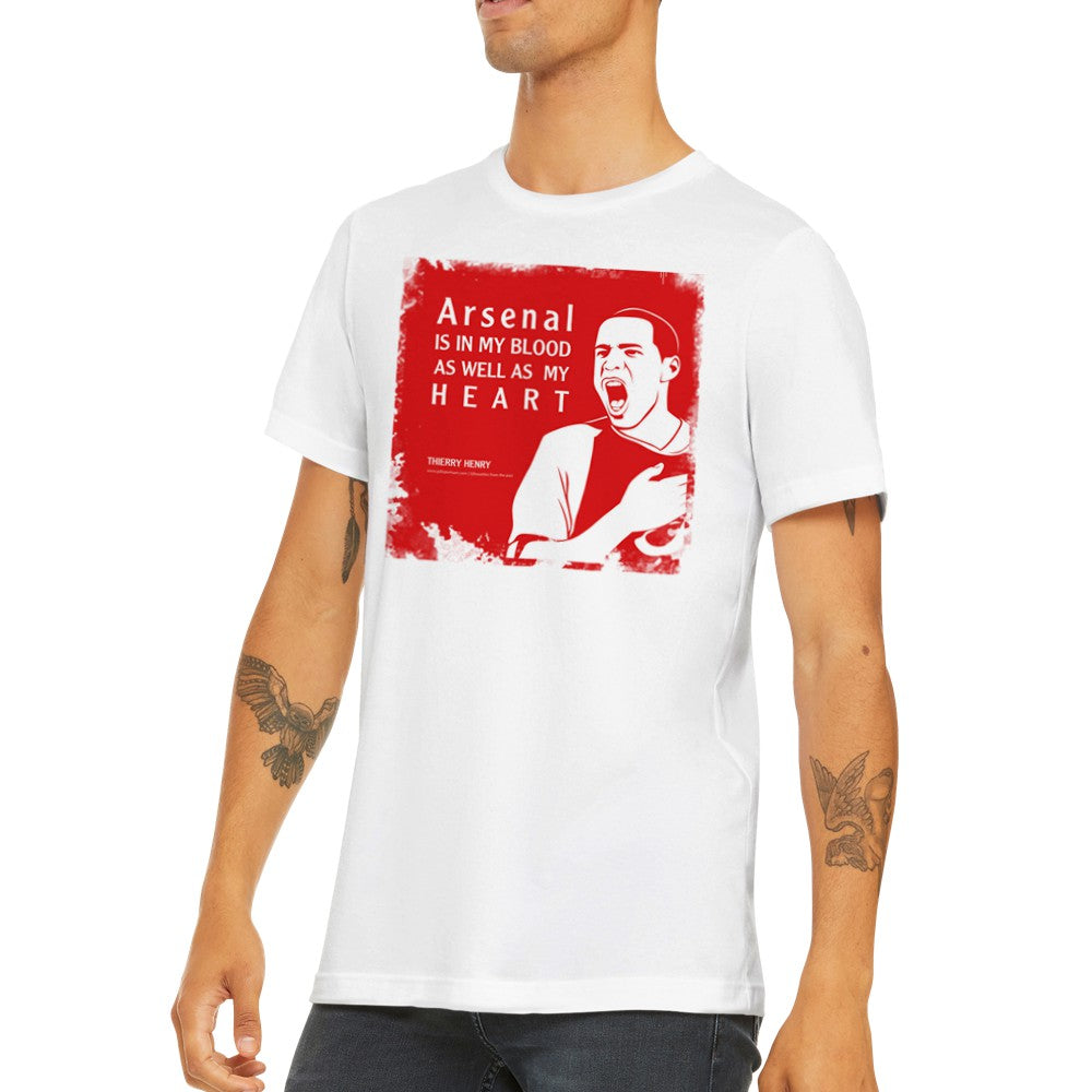 Thierry Henry Arsenal style t-shirt