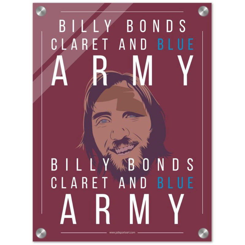 Billy bonds wall art