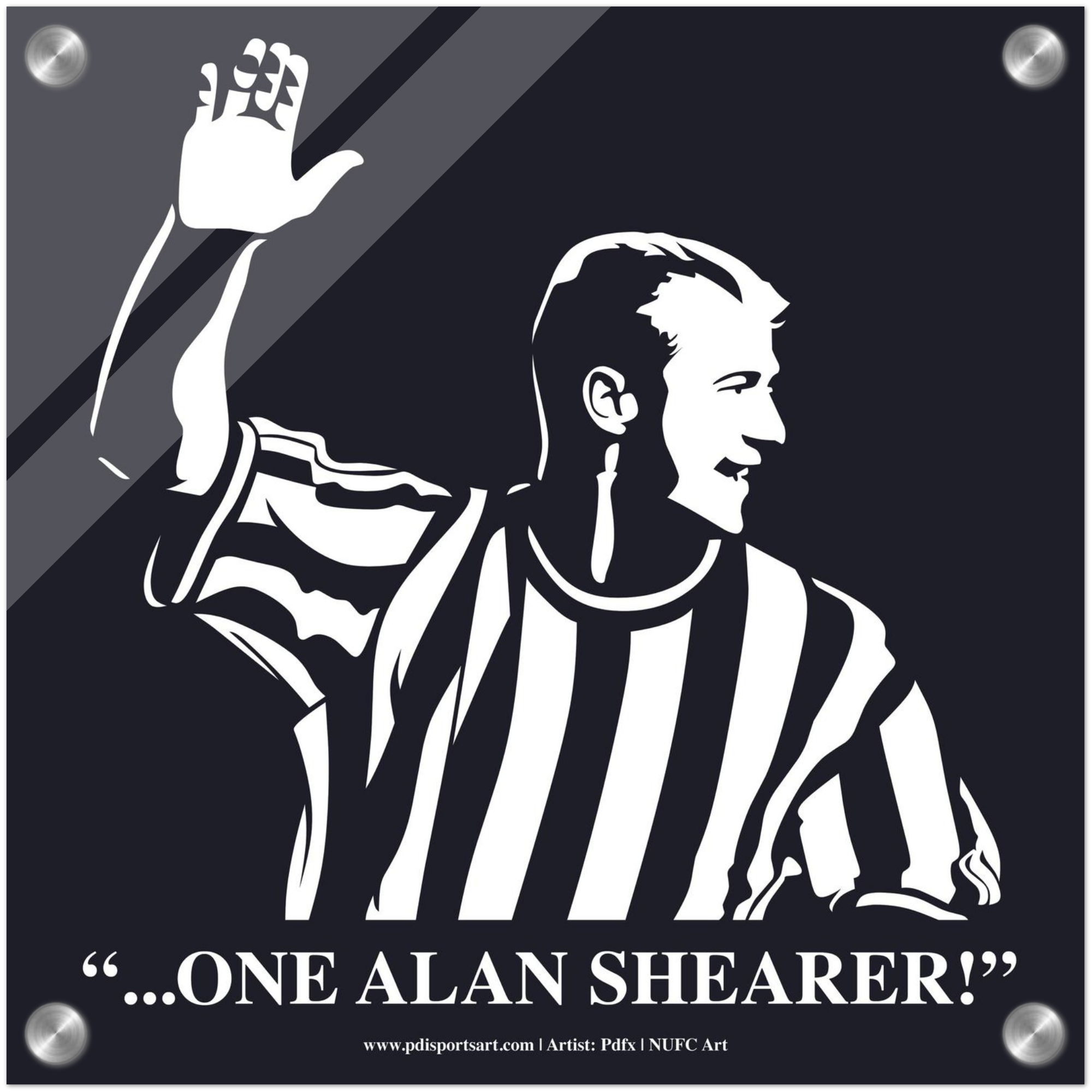Newcastle United Art - Alan Shearer
