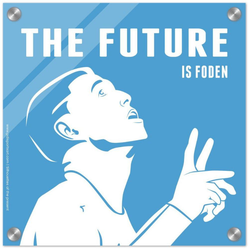 Phil Foden the future Acrylic wall art print