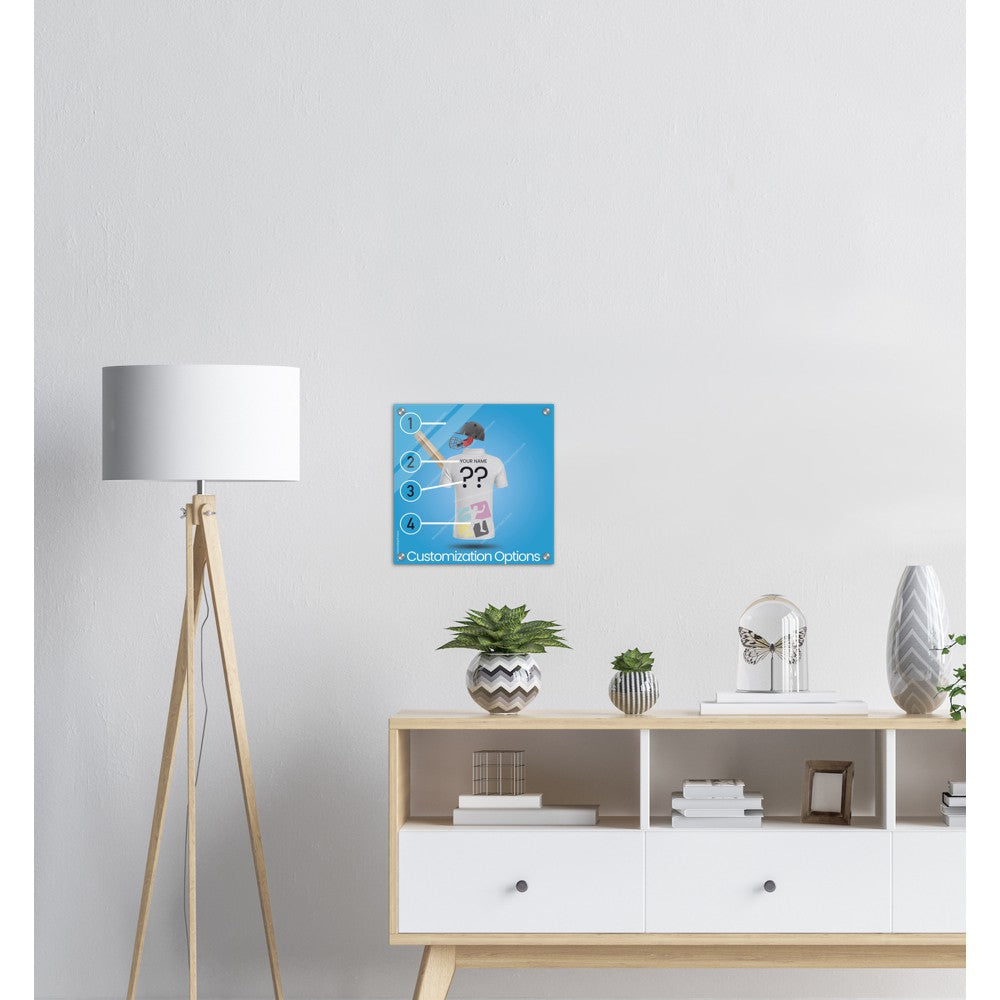Cricket wall art print